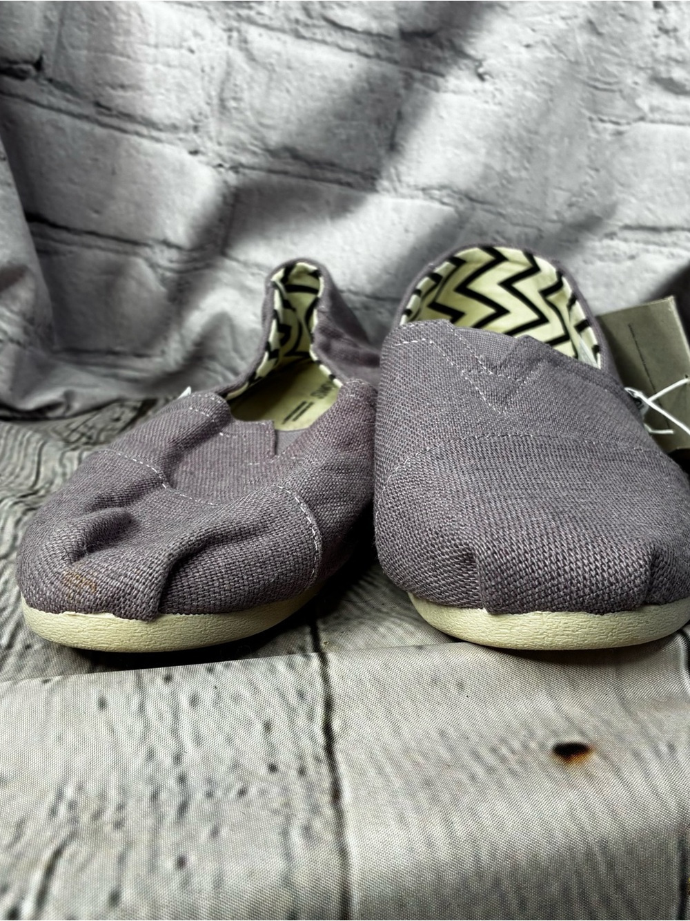 TOMS Women's Alpargata Cloudbound Slip-On Sneakers Flats Elderberry Sz 9 AS IS - Picture 3 of 10